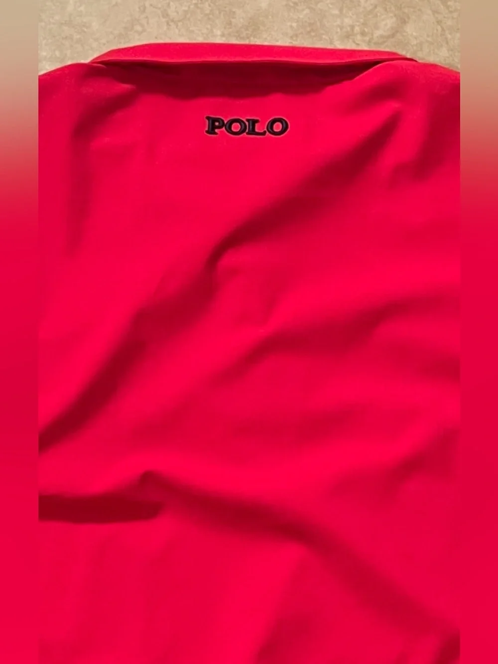 Polo Golf Ralph Lauren short sleeve pullover 1/4 zip pullover windbreaker Size:L